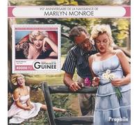 Prophila Collection Guinea miniature sheet 2695 (complete. issue) unmounted mint/never hinged ** MNH 2016 Marilyn Monroe (Stamps for collectors) Celebrities/Film/Theater/Radio