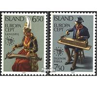 Prophila Collection Iceland 632-633 (complete.issue.) unmounted mint/never hinged ** MNH 1985 Year the Music (Stamps for collectors) music/dance