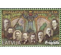 Prophila Collection Latvia 1057 (complete.issue.) unmounted mint/never hinged ** MNH 2018 150 years latvian Society (Stamps for collectors)