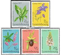 Prophila Collection Luxembourg 957-961 (complete.issue.) unmounted mint/never hinged ** MNH 1977 Caritas (Stamps for collectors) plants/mushrooms