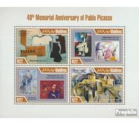 Prophila Collection Maldives 4948-4951 Sheetlet (complete. issue.) unmounted mint/never hinged ** MNH 2013 Pablo Picasso (Stamps for collectors) painting