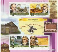 Prophila Collection Maldives 6031-6034 Sheetlet (complete. issue.) unmounted mint/never hinged ** MNH 2015 Pony express (Stamps for collectors) Horses/zebras
