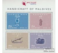 Prophila Collection Maldives miniature sheet 1003 (complete. issue.) unmounted mint/never hinged ** MNH 2016 Craft the Maldives (Stamps for collectors) Glass/ceramics/porcelain