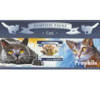 Prophila Collection Maldives miniature sheet 824 (complete. issue.) unmounted mint/never hinged ** MNH 2015 Cats (Stamps for collectors) Cats/big cats (lions/tigers/leopards ...)