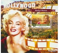 Prophila Collection Maldives miniature sheet 868 (complete. issue.) unmounted mint/never hinged ** MNH 2015 Marilyn Monroe (Stamps for collectors) Celebrities/Film/Theater/Radio