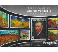 Prophila Collection Maldives miniature sheet 920 (complete. issue.) unmounted mint/never hinged ** MNH 2016 Vincent van Gogh (Stamps for collectors) painting