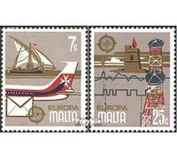 Prophila Collection Malta 594-595 (complete.issue.) unmounted mint/never hinged ** MNH 1979 Postal (Stamps for collectors) Airplanes/Balloons/Zeppelins/Aviation