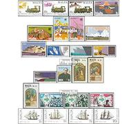 Prophila Collection Malta 673-696 (complete.issue.) Volume 1983 completeett unmounted mint/never hinged ** MNH 1983 RAilwAy, Vessels, christmAs U.A (Stamps for collectors)