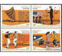 Prophila Collection Marshall-Islands 325-328 block of four (complete.issue.) unmounted mint/never hinged ** MNH 1990 christmas (Stamps for collectors) Christmas