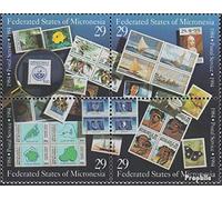 Prophila Collection Mikronesien 371-374 block of four (complete.issue.) unmounted mint/never hinged ** MNH 1994 Postal Independence (Stamps for collectors) Stamp on stamp