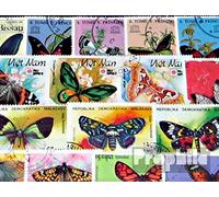 Prophila Collection Motives 100 various Butterflies stamps (Stamps for collectors) Butterflies