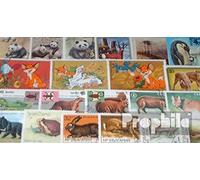 Prophila Collection Motives 200 various Animals stamps (Stamps for collectors) Other mammals (monkeys/dinosaurs/elephants ...)