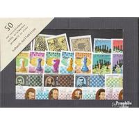 Prophila Collection Motives 50 various Chess stamps (Stamps for collectors) chess