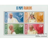 Prophila Collection niger 2378-2381 Sheetlet (complete. issue.) unmounted mint/never hinged ** MNH 2013 Pope Franziskus (Stamps for collectors) Christianity