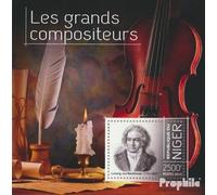 Prophila Collection niger miniature sheet 257 (complete. issue.) unmounted mint/never hinged ** MNH 2013 large Composers (Stamps for collectors) music/dance
