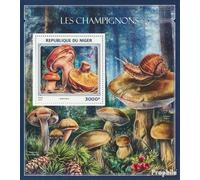 Prophila Collection niger miniature sheet 588 (complete. issue.) unmounted mint/never hinged ** MNH 2016 Mushrooms (Stamps for collectors) plants/mushrooms