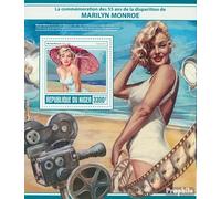 Prophila Collection niger miniature sheet 720 (complete. issue.) unmounted mint/never hinged ** MNH 2017 Marilyn Monroe (Stamps for collectors) Celebrities/Film/Theater/Radio