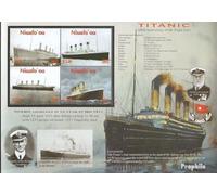 Prophila Collection Niuafo ou - Island 469-472 Sheetlet (complete.issue.) unmounted mint/never hinged ** MNH 2012 Titanic (Stamps for collectors) Seafaring/ships