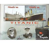 Prophila Collection Niuafo ou - Island Block43 (complete.issue.) unmounted mint/never hinged ** MNH 2012 Titanic (Stamps for collectors) Seafaring/ships