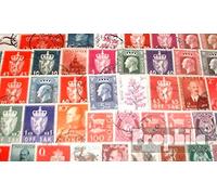 Prophila Collection Norway 100 various stamps (Stamps for collectors)