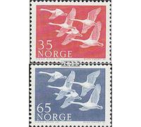 Prophila Collection Norway 406-407 (complete.issue.) unmounted mint/never hinged ** MNH 1956 Day of North (Stamps for collectors) Birds
