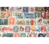 Prophila Collection Norway 50 various stamps (Stamps for collectors)