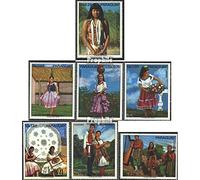 Prophila Collection Paraguay 2518-2524 (complete.issue.) unmounted mint/never hinged ** MNH 1973 Folklore (Stamps for collectors) Uniforms/costumes