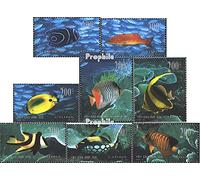 Prophila Collection People's Republic of China 2978-2985 (complete.issue.) FDC 1998 Fish of Südchinesischen Marine (Stamps for collectors) Water animals