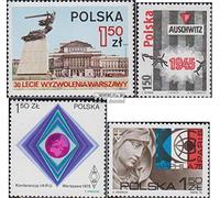 Prophila Collection Poland 2353,2362,2368,2369 (complete.issue.) unmounted mint/never hinged ** MNH 1975 Warsaw, Auschwitz, Radio, Philate (Stamps for collectors)