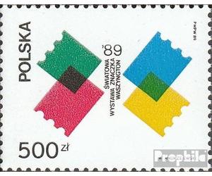 Prophila Collection Poland 3229A (complete.issue.) unmounted mint/never hinged ** MNH 1989 Boarding. Stamp Exhibition (Stamps for collectors)