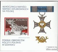 Prophila Collection Poland block79 (complete.issue.) unmounted mint/never hinged ** MNH 1979 invasion Germany in Poland (Stamps for collectors) Military/Knight