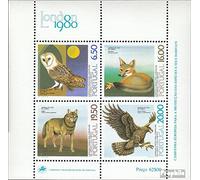 Prophila Collection Portugal block30 (complete.issue.) unmounted mint/never hinged ** MNH 1980 Animals out the Zoo (Stamps for collectors) Birds