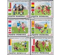 Prophila Collection Romania 4260-4265 (complete.issue.) unmounted mint/never hinged ** MNH 1986 Football WM Mexiko86 (Stamps for collectors) Soccer