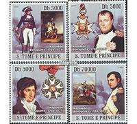 Prophila Collection Sao TomE E PrincipE 3262-3265 (complete.issue.) unmounted mint/never hinged ** MNH 2008 Napoleon Bonaparte (Stamps for collectors) Horses/zebras