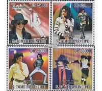 Prophila Collection Sao Tome e Principe 4165-4168 (complete.issue.) unmounted mint/never hinged ** MNH 2009 Death of Michael Jackson (Stamps for collectors) music/dance