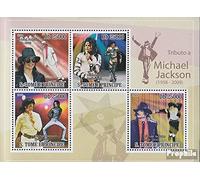 Prophila Collection Sao Tome e Principe 4165-4168 Sheetlet (complete.issue.) unmounted mint/never hinged ** MNH 2009 Death of Michael Jackson (Stamps for collectors) music/dance