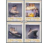 Prophila Collection Sao TomE E PrincipE 7138-7141 (complete. issue) unmounted mint/never hinged ** MNH 2017 Titanic (Stamps for collectors) Seafaring/ships