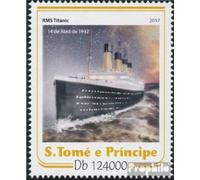 Prophila Collection Sao TomE E PrincipE 7142 (complete. issue) unmounted mint/never hinged ** MNH 2017 Titanic (Stamps for collectors) Seafaring/ships