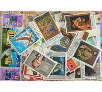 Prophila Collection Sharjah 100 various stamps (Stamps for collectors)