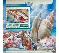 Prophila Collection Sierra Leone miniature sheet 1236 (complete. issue.) unmounted mint/never hinged ** MNH 2017 Mussels (Stamps for collectors) Water animals