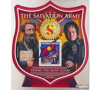 Prophila Collection Sierra Leone miniature sheet 1334 (complete. issue.) unmounted mint/never hinged ** MNH 2017 the Salvation Army (Stamps for collectors) Christianity
