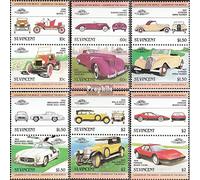 Prophila Collection St. Vincent 664-675 Couples (complete.issue.) unmounted mint/never hinged ** MNH 1983 Cars (Stamps for collectors) Cars/road traffic