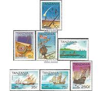 Prophila Collection Tanzania 1298-1304 (complete.issue.) unmounted mint/never hinged ** MNH 1992 Discovery of America (Stamps for collectors) Seafaring/ships