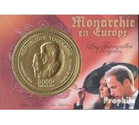 Prophila Collection Togo Block609 (complete.issue.) unmounted mint/never hinged ** MNH 2011 European Monarch (Stamps for collectors) Celebrities/Film/Theater/Radio