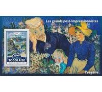 Prophila Collection Togo miniature sheet 1386 (complete. issue) unmounted mint/never hinged ** MNH 2016 large Post-Impressionists (Stamps for collectors) painting