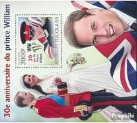 Prophila Collection Togo miniature sheet 731 (complete. issue) unmounted mint/never hinged ** MNH 2012 Prince William (Stamps for collectors) British royal family (Diana, Charles, Elisabeth ..)