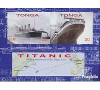Prophila Collection Tonga block53b (complete.issue.) unmounted mint/never hinged ** MNH 2012 Titanic (Stamps for collectors) Seafaring/ships