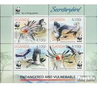 Prophila Collection uganda 3000-3003 Sheetlet (complete.issue.) unmounted mint/never hinged ** MNH 2012 Worldwide Conservation (Stamps for collectors) Birds