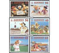 Prophila Collection united kingdom - Alderney 151-156 (complete.issue.) unmounted mint/never hinged ** MNH 2000 Fernsehtrickfiguren Wombles (Stamps for collectors) comics