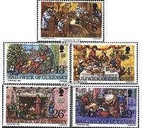 Prophila Collection united kingdom - Guernsey 255-259 (complete.issue.) unmounted mint/never hinged ** MNH 1982 christmas (Stamps for collectors) Christmas